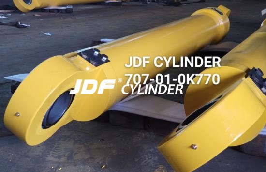 PC2000-7 CYLINDER BOOM LH PART NUMBER :  707-01-0K760 Excavator Hydraulic Cylinder Bucket Cylinder Factory